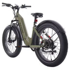 Vélo électrique hybride à pneus larges 26 pouces GOTRAX pour adulte à cadre ouvert - Vert