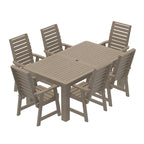 Ensemble de salle à manger d'extérieur 7 pièces HIGHWOOD PROFESSIONAL 42x72