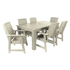Ensemble de salle à manger d'extérieur 7 pièces HIGHWOOD PROFESSIONAL 42x72