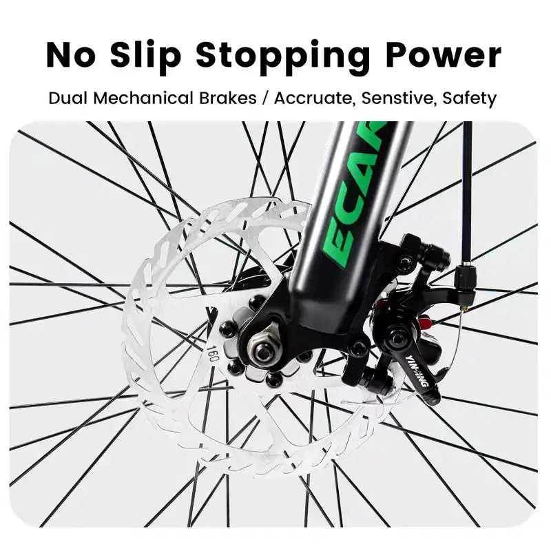 Vélo de montagne Okak 27,5 pouces avec double amortisseur avant et arrière, VTT 21 vitesses avec frein à disque mécanique, vélo adulte pour hommes et femmes