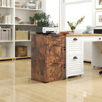Porte de Grange en Bois 3 Tiroirs avec Serrure 78 cm H