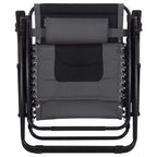 Fauteuil de relaxation zéro gravité XL surdimensionné rembourré avec accoudoirs plus larges et porte-gobelet réglable - N/A