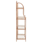 SAFAVIEH Bryn Étagère de boulanger d'extérieur victorienne en fer forgé à 4 niveaux - 63,5 cm l x 38,1 cm P x 160 cm H - 25L x 15P x 63H