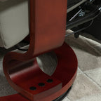 Fauteuil inclinable manuel pivotant en similicuir HomCom avec repose-pieds confortable et relaxant