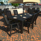 Ensemble de salle à manger d'extérieur 7 pièces HIGHWOOD PROFESSIONAL 42x72