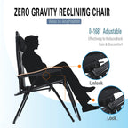 Fauteuil de relaxation zéro gravité XL surdimensionné rembourré avec accoudoirs plus larges et porte-gobelet réglable - N/A