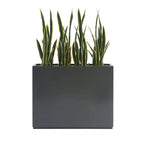 Jardinière Métallique Haute pour Plantes d'Extérieur, 38 po L x 10 po l x 30 po H, Longue et Haute Jardinière en Métal - 38x30x10