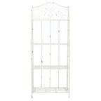 SAFAVIEH Bryn Étagère de boulanger d'extérieur victorienne en fer forgé à 4 niveaux - 63,5 cm l x 38,1 cm P x 160 cm H - 25L x 15P x 63H