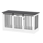 Résidence pour animaux de compagnie avec renfort en tube de fer Cage pour chien élégante et robuste