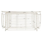 SAFAVIEH Bryn Étagère de boulanger d'extérieur victorienne en fer forgé à 4 niveaux - 63,5 cm l x 38,1 cm P x 160 cm H - 25L x 15P x 63H