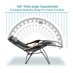 Fauteuil de relaxation zéro gravité XL surdimensionné rembourré avec accoudoirs plus larges et porte-gobelet réglable - N/A