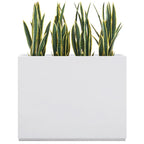 Jardinière Métallique Haute pour Plantes d'Extérieur, 38 po L x 10 po l x 30 po H, Longue et Haute Jardinière en Métal - 38x30x10