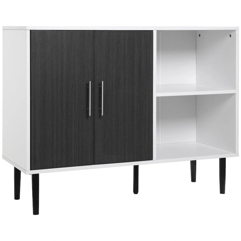 Buffet moderne avec portes et étagères réglables – Meuble de rangement pour salle à manger