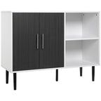 Buffet moderne avec portes et étagères réglables – Meuble de rangement pour salle à manger