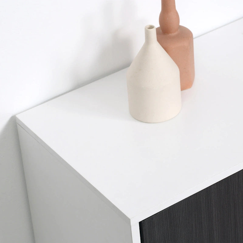 Buffet moderne avec portes et étagères réglables – Meuble de rangement pour salle à manger