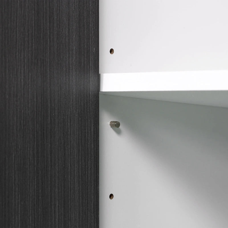 Buffet moderne avec portes et étagères réglables – Meuble de rangement pour salle à manger