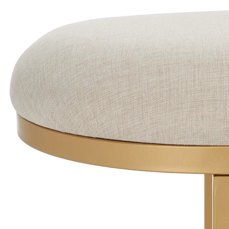 Banc d'entrée à étagère ouverte avec coussin – Siège de rangement rembourré pour chambre ou couloir