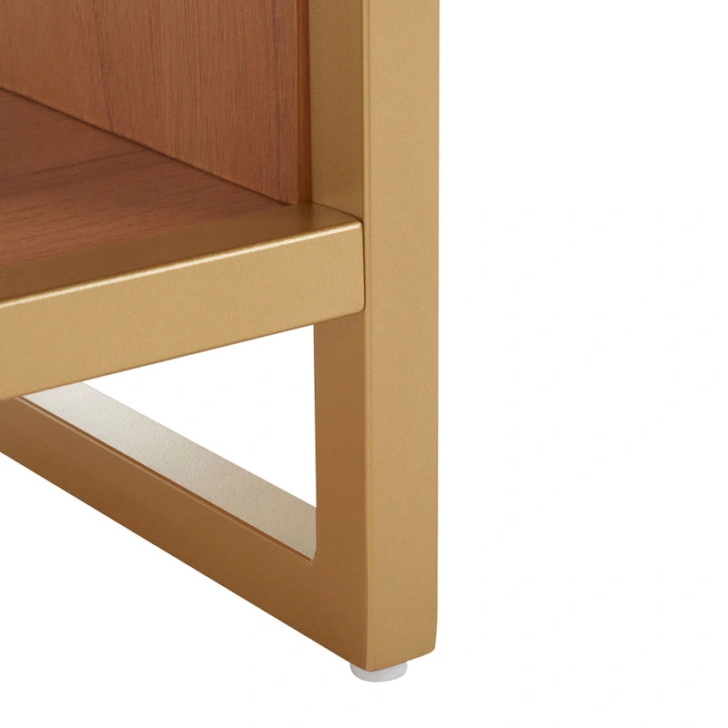 Banc d'entrée à étagère ouverte avec coussin – Siège de rangement rembourré pour chambre ou couloir