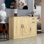 Buffet moderne en bois de 43,3 pouces avec 2 portes