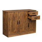 Buffet moderne en bois de 43,3 pouces avec 2 portes
