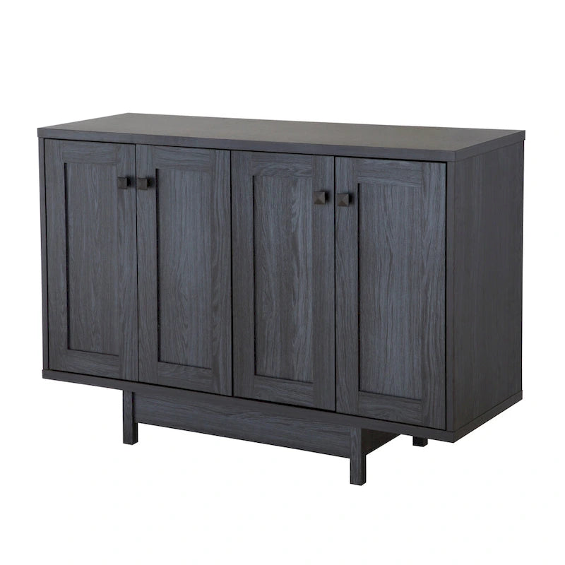 Buffet/bahut de rangement de 119 cm de large avec portes – Meuble moderne pour salle à manger ou salon