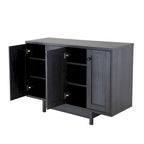 Buffet/bahut de rangement de 119 cm de large avec portes – Meuble moderne pour salle à manger ou salon
