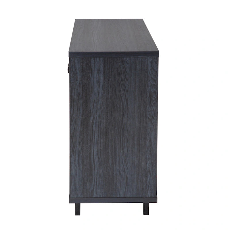 Buffet/bahut de rangement de 119 cm de large avec portes – Meuble moderne pour salle à manger ou salon