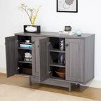 Buffet/bahut de rangement de 119 cm de large avec portes – Meuble moderne pour salle à manger ou salon