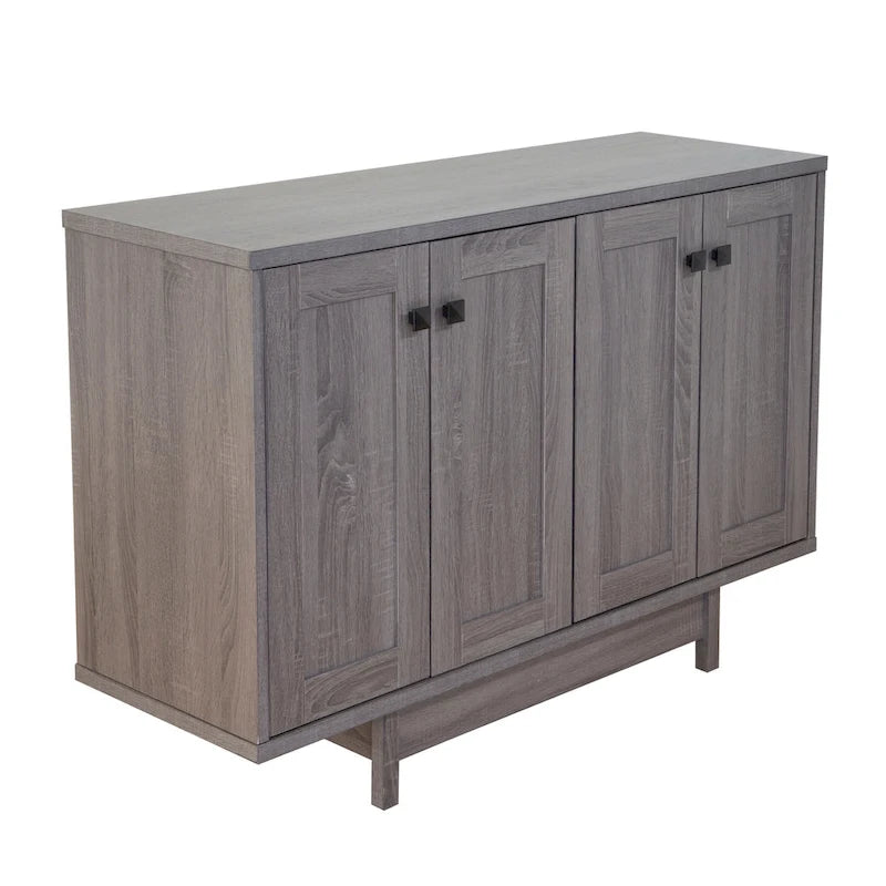 Buffet/bahut de rangement de 119 cm de large avec portes – Meuble moderne pour salle à manger ou salon
