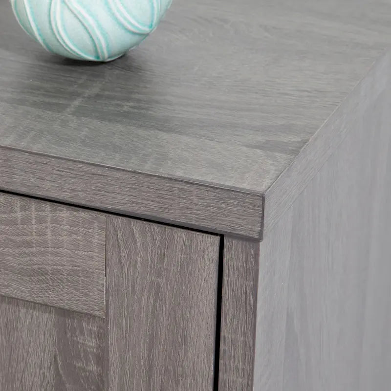 Buffet/bahut de rangement de 119 cm de large avec portes – Meuble moderne pour salle à manger ou salon