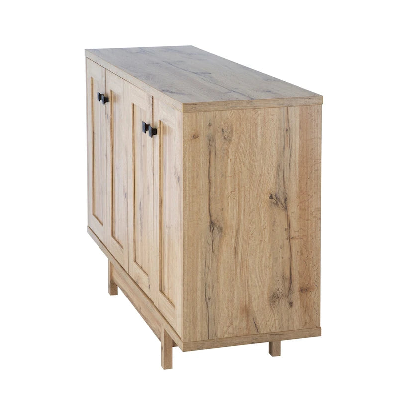 Buffet/bahut de rangement de 119 cm de large avec portes – Meuble moderne pour salle à manger ou salon