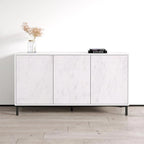 Bahut buffet moderne de 150 cm de large – Rangement pour salon avec étagères réglables