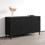 Bahut buffet moderne de 150 cm de large – Rangement pour salon avec étagères réglables