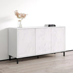 Bahut buffet moderne de 150 cm de large – Rangement pour salon avec étagères réglables