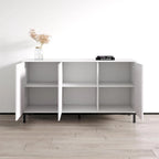 Bahut buffet moderne de 150 cm de large – Rangement pour salon avec étagères réglables