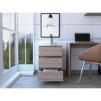 Meuble de classement en bois à 3 tiroirs – Rangement de documents pour le bureau à domicile pour dossiers de format lettre et légal