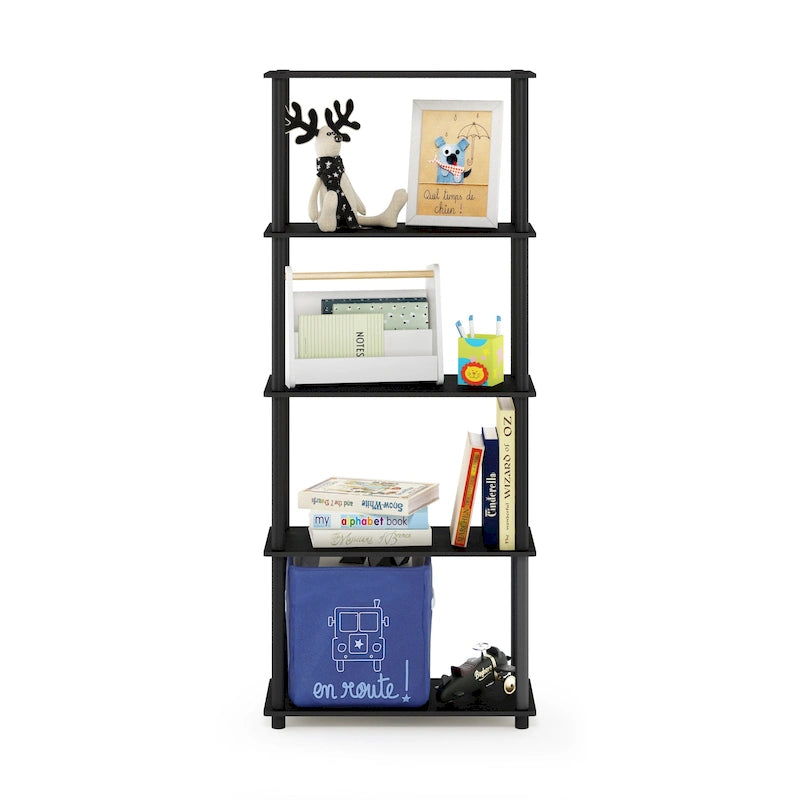 Étagère de présentation polyvalente à 5 niveaux – Bibliothèque autoportante pour le salon ou le bureau