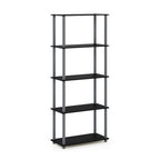 Étagère de présentation polyvalente à 5 niveaux – Bibliothèque autoportante pour le salon ou le bureau