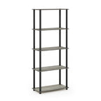 Étagère de présentation polyvalente à 5 niveaux – Bibliothèque autoportante pour le salon ou le bureau