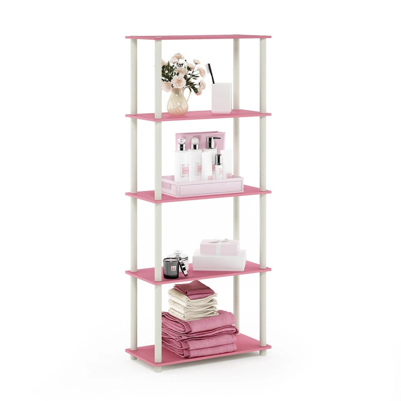 Étagère de présentation polyvalente à 5 niveaux – Bibliothèque autoportante pour le salon ou le bureau