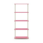 Étagère de présentation polyvalente à 5 niveaux – Bibliothèque autoportante pour le salon ou le bureau