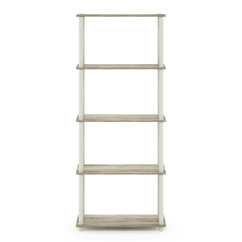 Étagère de présentation polyvalente à 5 niveaux – Bibliothèque autoportante pour le salon ou le bureau