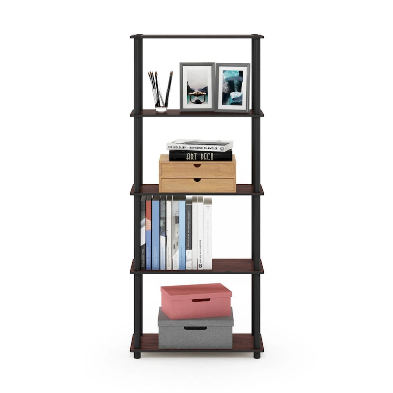Étagère de présentation polyvalente à 5 niveaux – Bibliothèque autoportante pour le salon ou le bureau