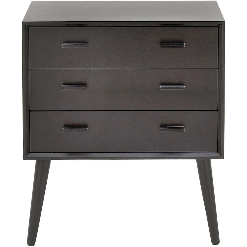 Petite commode moderne à 3 tiroirs – Commode compacte pour chambre à coucher, chambre d'enfant ou petits espaces