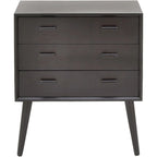 Petite commode moderne à 3 tiroirs – Commode compacte pour chambre à coucher, chambre d'enfant ou petits espaces