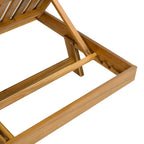 Christopher Knight Home - Ensemble de 2 chaises longues Michael en acacia pour l'extérieur