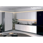 Collection Cuisine Oasis Couleur Blanc Mat Taille de la base 3,05 m de large - 123x50