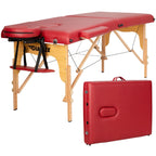 Table de Massage Portable 84L Réglable pour Soins du Visage, Tatouage, avec Housse de Transport