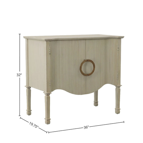 Buffet de salle à manger 2 portes 91 cm – Rangement classique en bois pour salle à manger