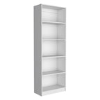Ensemble de 3 bibliothèques doubles de 188 cm de large à 5 étagères – Grand meuble de rangement pour bureau ou salon